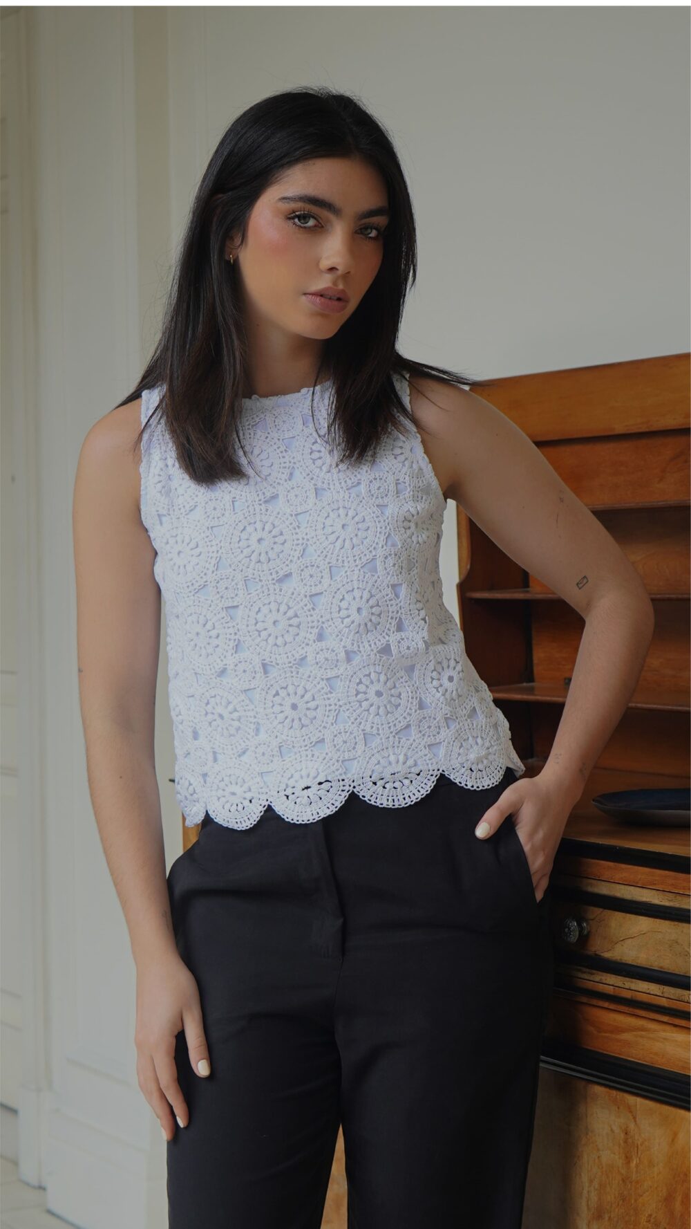 Blusa tejida