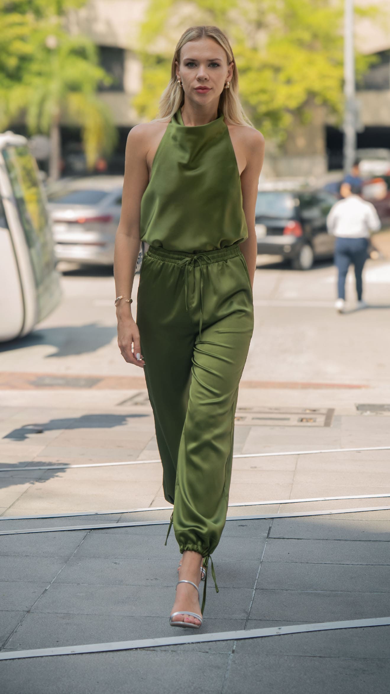 Blusa satín