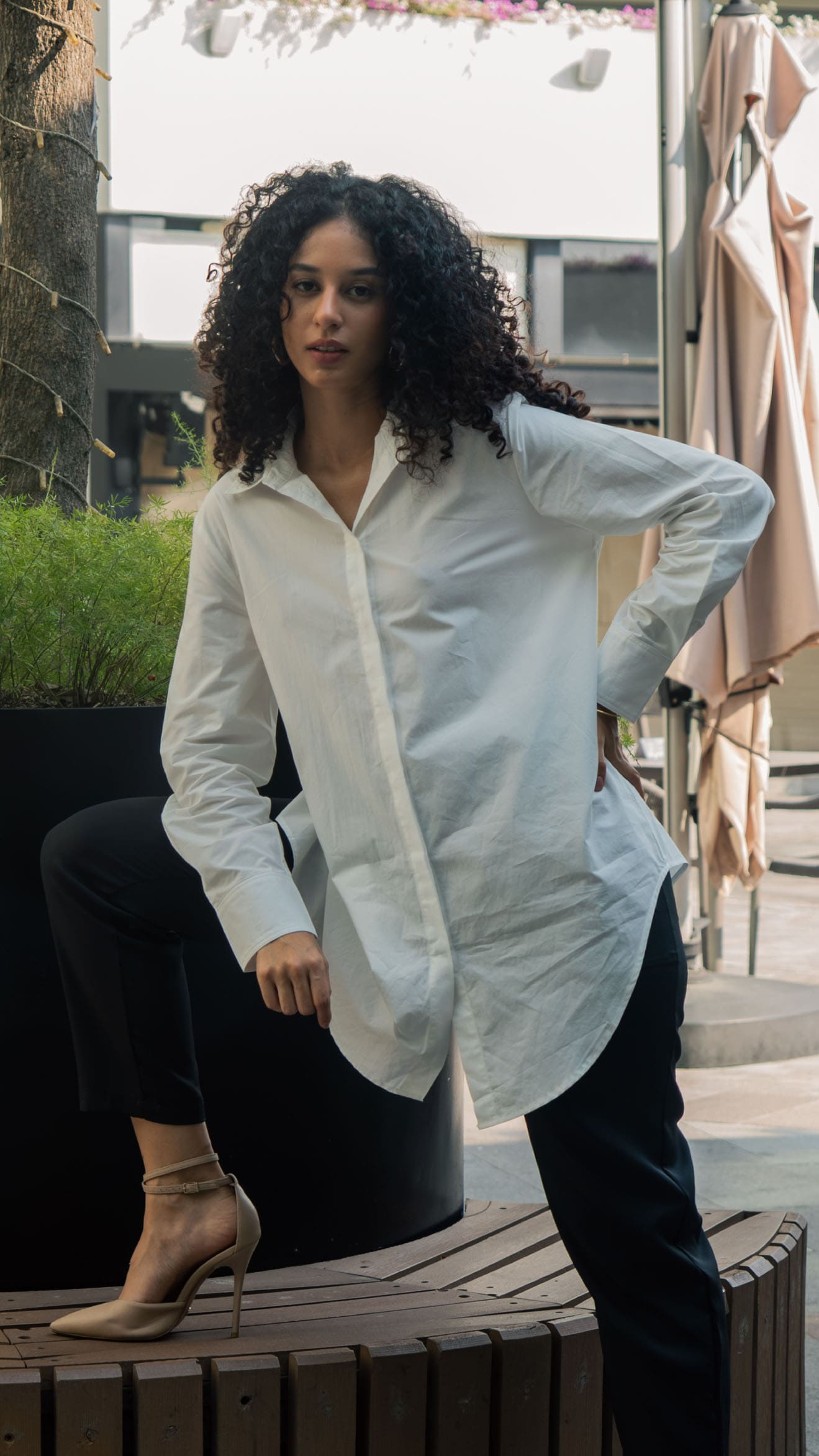 Camisa asimétrica