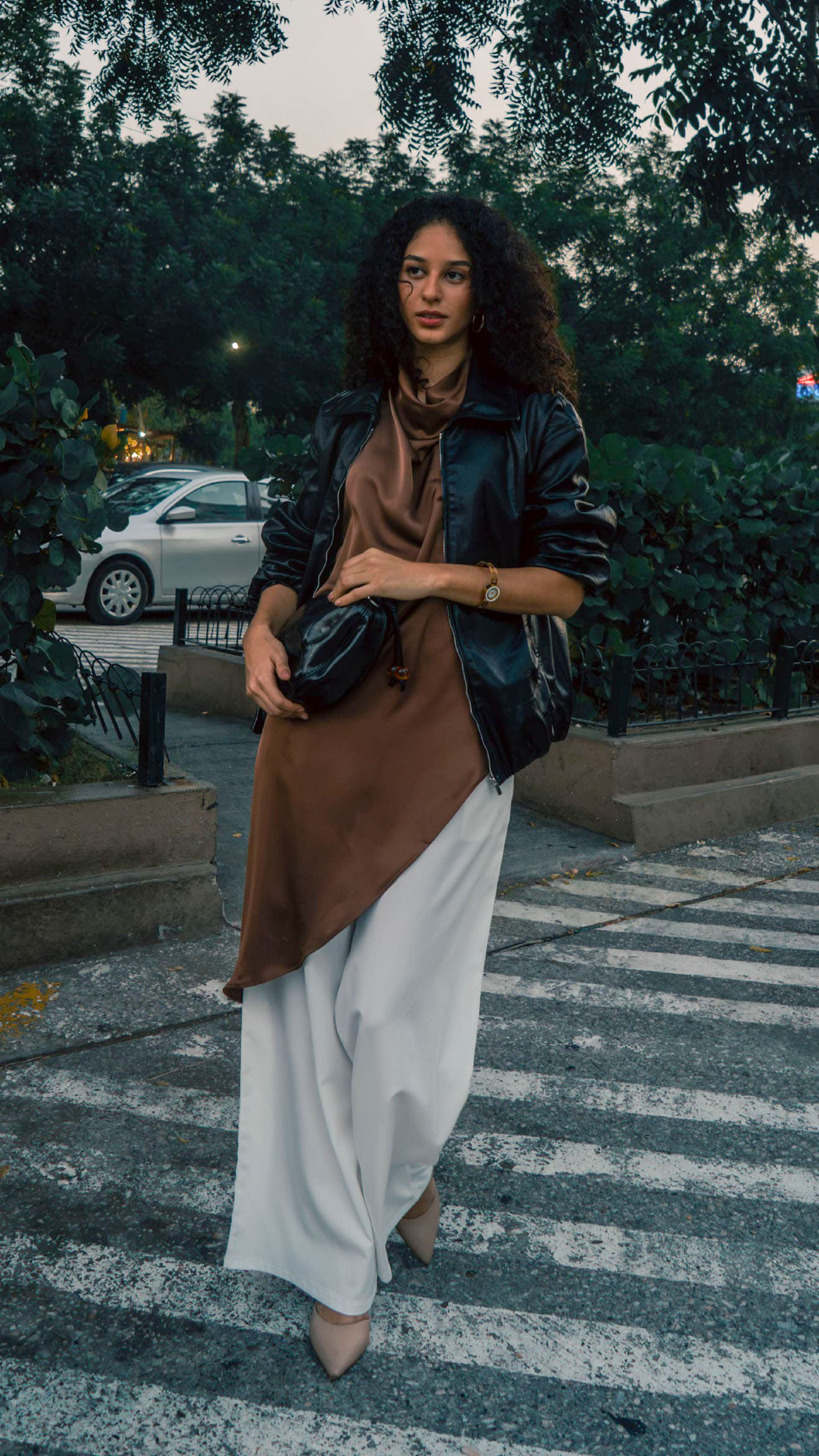 Pantalón satinado